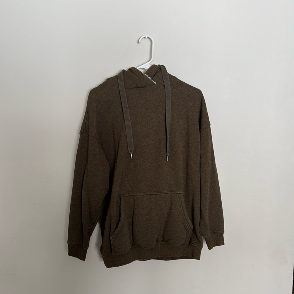 Fuzzy Forest Green Aerie Hoodie